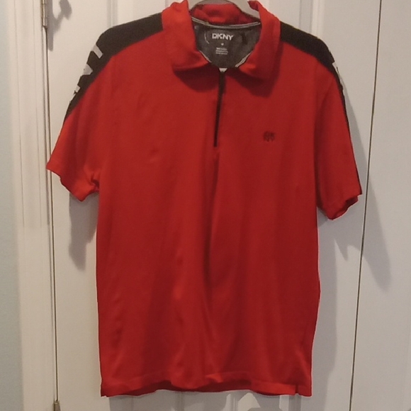Dkny Other - DKNY Men's Red Polo Shirt